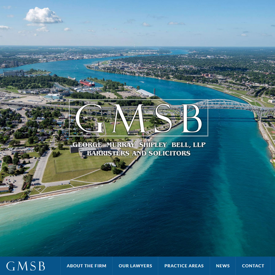 George Murray Shipley Bell, LLP Website Home Page